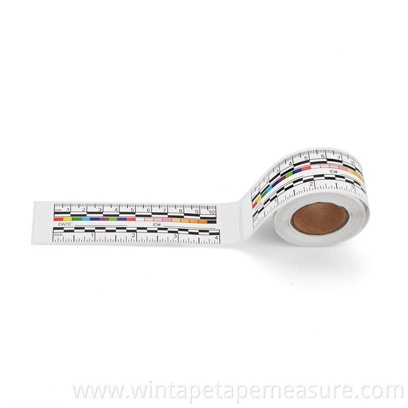 Safety Pp Material 100 Pcs Sticker Disposable Wound Measure Health Medical Wound Measuring Ruler